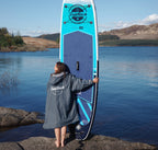 FREE BEANIE | Recycled Fleece Changing Robe “FatWrap” | Waterproof |Beach | Swimming | Surfing | Coat