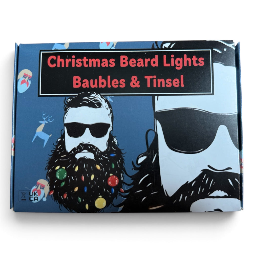 Christmas Beard Lights Baubles & Tinsel