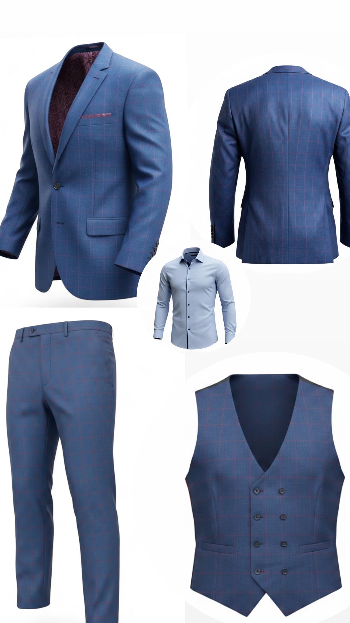Original Wedding Suit Worn by Jon Walters (90 Day Fiancé: Before the 90 Days)